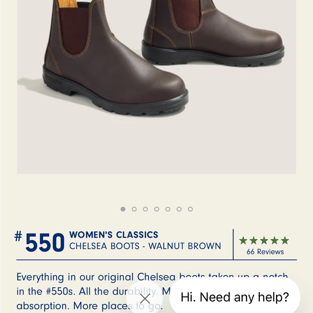 Blundstone Brown Chelsea Boots